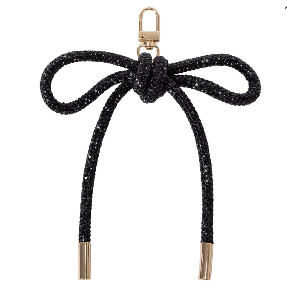 Large Rhinestone Bow Bag Charm / Keychain Accessory - Choose 1 - Picture 5 of 8